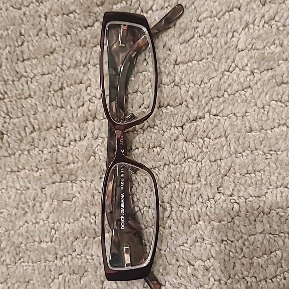 Dolce & Gabbana frames  original black case with sparkling DG emblem. DG1126